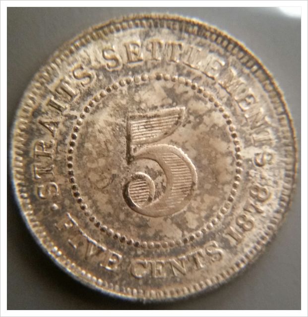 1878-Straits-Settlements-5-Cent.